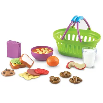 Learning Resources New Sprouts Smoothie Maker!, Pretend Mixer for Kids,  Kitchen Toys for Kids, Play Food, 9 Pieces, Ages 2+