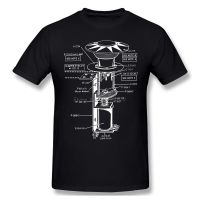 เสื้อยืดเสื้อผ้าไซส์พิเศษแนวสตรีตแวร์ลาย Pinball Bumper Schematic