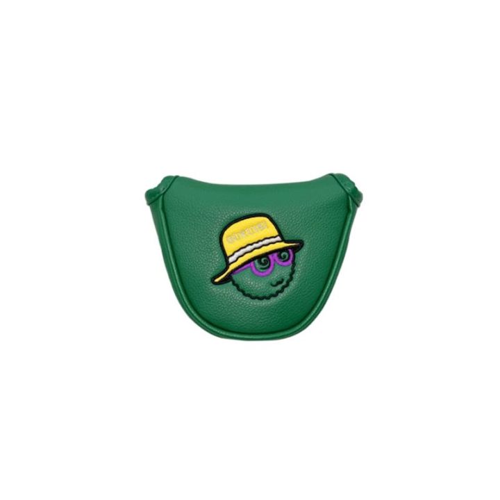 ใหม่หมวกชาวประมง-golf-club-1-3-5-สีผสมไม้-headcovers-driver-fairway-ไม้-pu-หนังกอล์ฟพัตเตอร์-head-covers