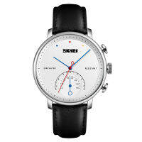 SKMEI 1399 Men Quartz Watch Fashion Chic Business Wristwatch สายหนัง30M Waterproof