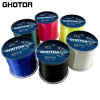 Ghotda Monofilament River Stream Lake Fishing Line Nylon 500 Meters Force Pulling Diameter 0.14-0.5mm