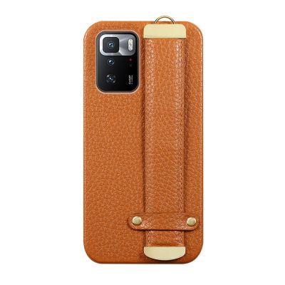 ▥ Leather Wrist Strap Stand Case For Xiaomi Redmi Note 12 10 11 Pro 11S Cover For Mi 13 12T 11T 11 12 Lite Poco F5 F3 F4 X5 X4 GT