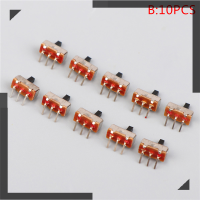 WonderfulBuyinge สวิตช์สลับ10pcs SS12D00 interruptor ON-OFF SLIDE SWITCH 3Pin 1P2T 2 position