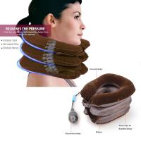 Neck Stretcher Inflatable Air Neck Traction Apparatus Device Soft Neck Cervical Collar Pillow Pain Stress Pain Relief Tractor