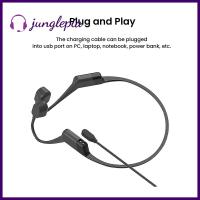 JUNGLEPIA สากลสากลสากล ชาร์จได้อย่างรวดเร็ว ชิ้นส่วนอะไหล่ทดแทน ที่ชาร์จ USB ที่ชาร์จหูฟังไร้สาย สายชาร์จแม่เหล็ก ชุดหูฟังการนำกระดูก สำหรับ AfterShokz