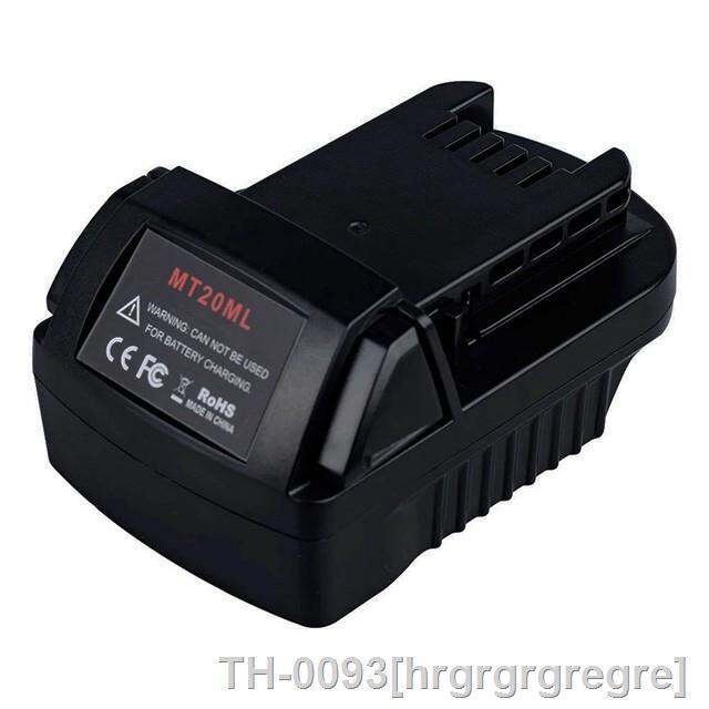 hrgrgrgregre-para-makita-18v-bateria-li-ion-mt20ml-adaptador-conversor-para-milwaukee-ferramentas-el-tricas-sem-fio-acess-rios-preto