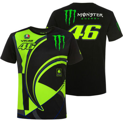 รถจักรยานยนต์ Rider สัตว์ประหลาดพลังงาน T เสื้อการแข่งรถ Moto GP กีฬาเสื้อยืดเสื้อแห้งเร็วผู้ชายแขนสั้น