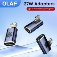 Olaf PD 27W OTG อะแดปเตอร์ชาร์จสำหรับเร็วชนิด C เป็นอะแดปเตอร์แบบ Lightning สำหรับไอแพดไอพอด USB C ตัวเมียเป็น IOS ตัวผู้แปลง