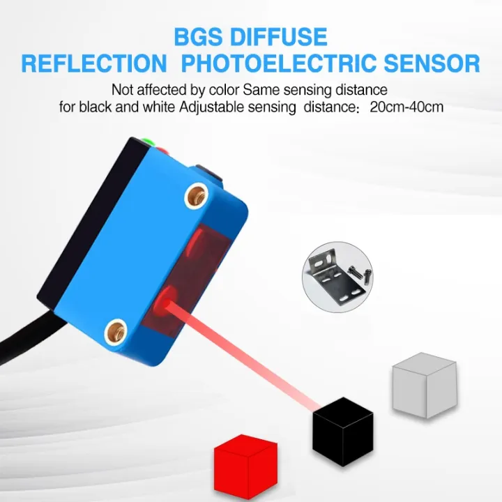 Fcgk Background Suppression Diffuse Reflection Photoelectric Sensor Bgs