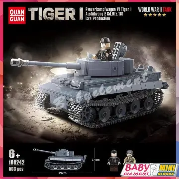 WW2 Tank -Leopard 2 Heavy Tank Building Blocks Toy Set