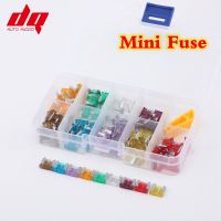 90pcs/lot high quality  Auto Automotive Car Boat Truck Blade Fuse Box Assortment Fuses Mini size 5A 7.5A 10A 15A 20A 25A 30A 35A Fuses Accessories