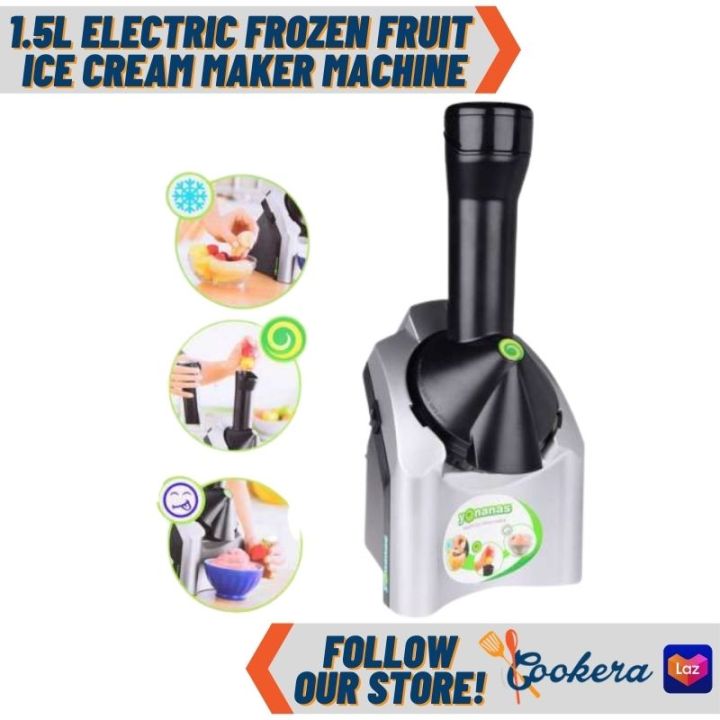 Automatic Electric Ice Cream Maker Home DIY Frozen Fruit Ice Cream Machine  220V