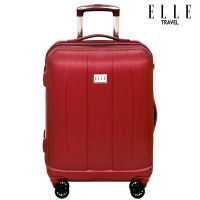 ELLE Travel Ezekiel Collection กระเป๋าเดินทางขนาด Carry On 20 นิ้ว ถือขึ้นเครื่อง เนื้อ ABS คันชักอลูมินียม ล้อคู่หมุน 360 องศา พร้อมด้วยระบบล๊อค TSA  Item no.31197