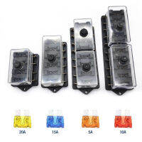 12V 24V Auto Car Marine Power Distribution Blade Fuse Holder Block With Waterproof Panel Board Multi-Channel Fuse