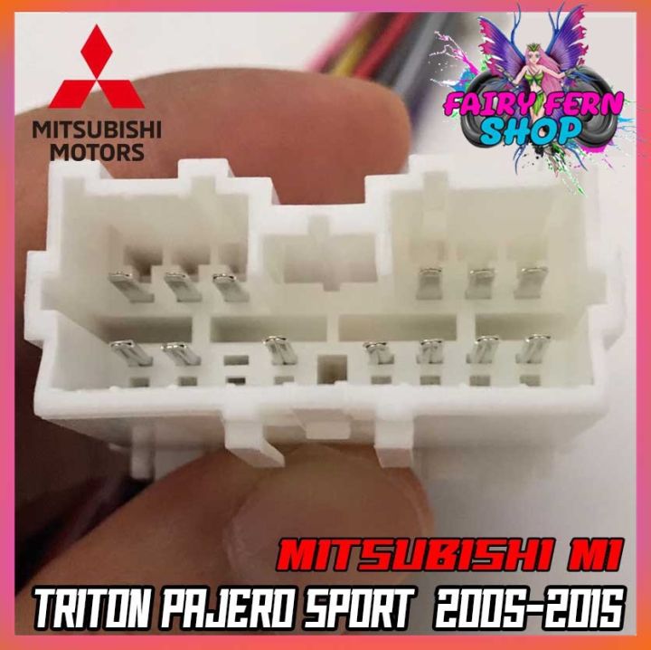 ปลั๊กตรงรุ่นจอแอนดรอย-mitsubishi-m1-triton-pajero-sport-2005-2015-รุ่นแถมจอติดรถไม่ต้องต่อสาย-16pin-andriod-ปลั๊กวิทยุ-ไม่ต้องตัดสายให้เสียเวลา