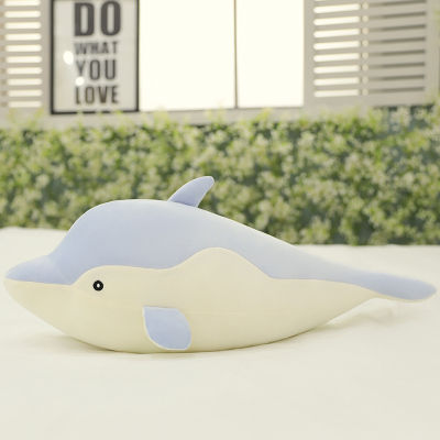 Plush Cute Dolphin Doll Toy Soft Animal Ocean Sea Stuffed Pillow Children Toys