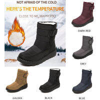 hang qiao shop  Winter High-top Cotton Shoes Plus Velvet Shoes Womens Long Tube Outdoor Snow Boots