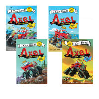 English original I can read Axel the truck small truck Axel series 4 volume set of transportation childrens graded books