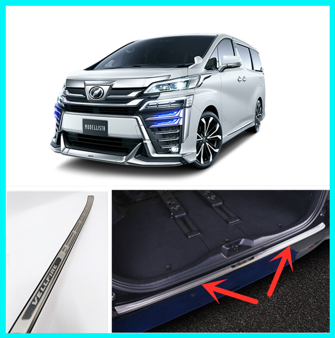 TOYOTA VELLFIRE ANH 30 2015-2022 Rear Bumper Guard Trunk Protector ...