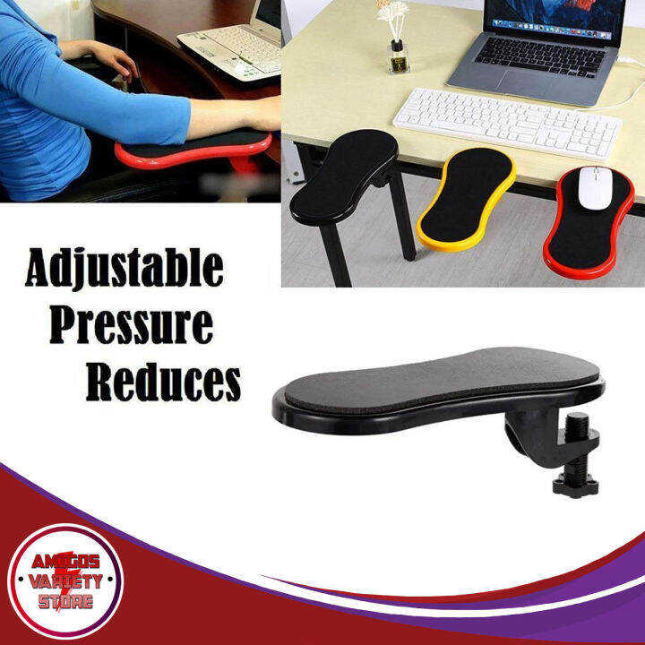Computer Table Arm Support Computer Arm Rest Pad Desk Attachable PC
