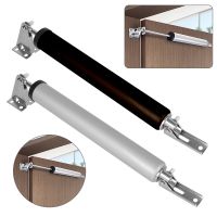 ✑ Gas Spring Automatic Door Closer Adjustable Buffer Force 25-45KG Soft Closing Device 90 Degrees Within The Positioning Stop Mute