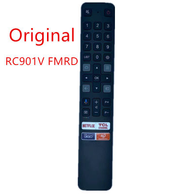 ใหม่ต้นฉบับ RC901V fmrd บลูทูธเสียงค้นหาการควบคุมระยะไกลสำหรับ TCL สมาร์ทแอลซีดี LED ทีวี Netflix TCL ช่อง OKKO HD khhonohck