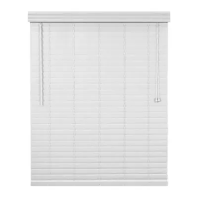 Blinds PVC wooden used to decorate homes, buildings, offices, restaurants for sun protection -  White
