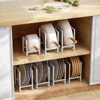 Pot Rack Cover Holder Stand Kitchen Draining Bowl Pan Racks Plate Storage Rack Kitchen Organizer Metal Plates Cups Stand