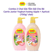 Combo 2 Chai Sữa Tắm Gội Cho Bé Carrie Junior Yoghurt hương Apple +