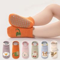 【hot sale】 ►₪✻ C10 2023 Baby Silicone No-slip Floor Socks Cartoon Cute Ear Design Infant Ankle Socks Newborn 0-3 Year