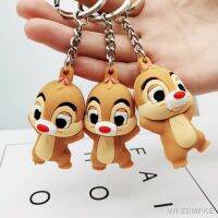 【YF】✧  Hot squirrel keychain bag pendant soft cute plastic doll creative a generation.