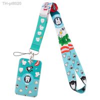 ✇◈◐ PF518 Dongmanli Dentist Doctor Nurse Neck Strap Lanyards Keychain ID Card Pass Hang Rope Lariat Key Chain Key Ring Badge Holder