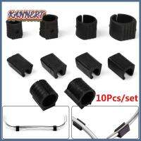 KANNERT 10pcs มีประโยชน์ ตัวป้องกันพื้น รูปตัวยู ป้องกันการเอียงด้านหน้า แผ่นรองขาเก้าอี้ ฝาหลอด ยึดท่อ สตูลแดมเปอร์