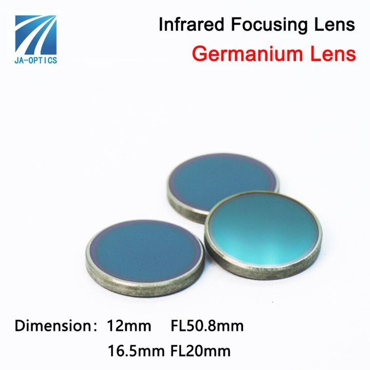 JAOptics Dia12mm/16.5mm Infrared Ge Focus Lens Thermal Imaging Lens