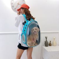 Breathable Transparent Capsule Cat Puppy Travel Space Backpack Carrier Bag