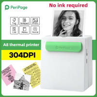 Peripage-Impresora Entérmica A8 Mini,Portátil,Sin Tinta,Con Bluetooth 4.0, Mini Papel De Impresión De Notas De Bolsillo