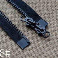 ◙❁ YKK Resin Zipper No. 8 Resin Double Open Black 70-120cm Can Be Customized