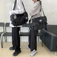 Big Size Korean Fashion Ulzzang Canvas Men Sling Bag Chest Bag Pouch Bag Shoulder Bag Crossbody Bag Birthday Gift