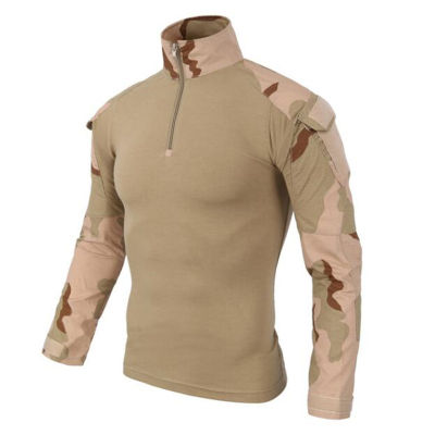 US Army Tactical Military Uniform Camouflage Combat-Proven Shirts Rapid Assault Long Sleeve Shirt Battle Strike