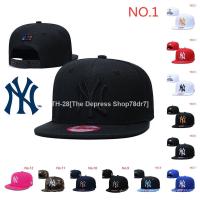 ❣✁♞ 20 Style MLB NY Flat Cap Embroidery Round Hat Hip Hop Hat fx9H s50t