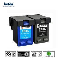 Befon ตลับ28xl 27xl ที่เข้ากันได้อะไหล่สำหรับ Hp 27 28ตลับหมึกสำหรับ Deskjet 3320 3325 3420 3535 7150 6110 2110