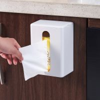 [COD] Wholesale kitchen tissue bathroom box upside down free punching toilet cabinet wall-mounted waterproof sealing paper