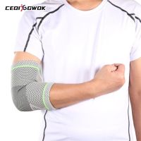 CEOI GWOK 1PCS Elbow Support Elastic Protector Gym Sport Elbow Protective Pad Absorb Sweat Outdoor Sport Arm Sleeve Elbow Brace Supports Braces