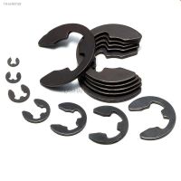 ❈◊☼ 10/100pcs M1.2 M1.5 M2 M3 M3.5 M4 M5 M6 M7 M8 M9 M10 M12 M15 Black Steel E Clip Circlip Retaining Ring Washer for Shaft Fastener