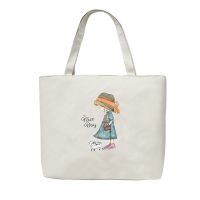 Canvas bag female 2023 new cloth fashion going out large capacity college student school hot style