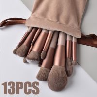 13Pcs Makeup Brushes Soft Fluffy for Cosmetics Foundation Blush Eyeshadow Blending Set