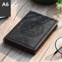 แบบพกพา Vintage ลาย PU หนังโน๊ตบุ๊คไดอารี่ Notepad เครื่องเขียนของขวัญ Traveler Journal