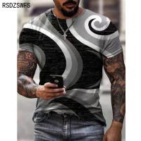 Fashion T Short Men Streetwear O-Neck Short Sleeve Tees Colorful Geometry Male Clothes Casual Oversized Man T-Shirt Summer sport