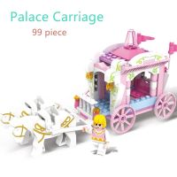 【HOT】 The Pie Mart Dream Princess Model Building Blocks Friends City Girl Romantic Castle Building Block Girls Princess Toy Gift
