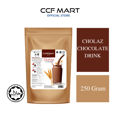 CAROMA MALT CHOLAZ 250g Minuman Coklat Premium Chocolate Drink Malt ...